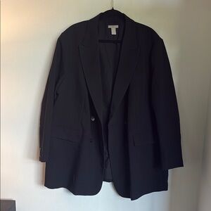 H&M Black Blazer Professional Suit Jacket